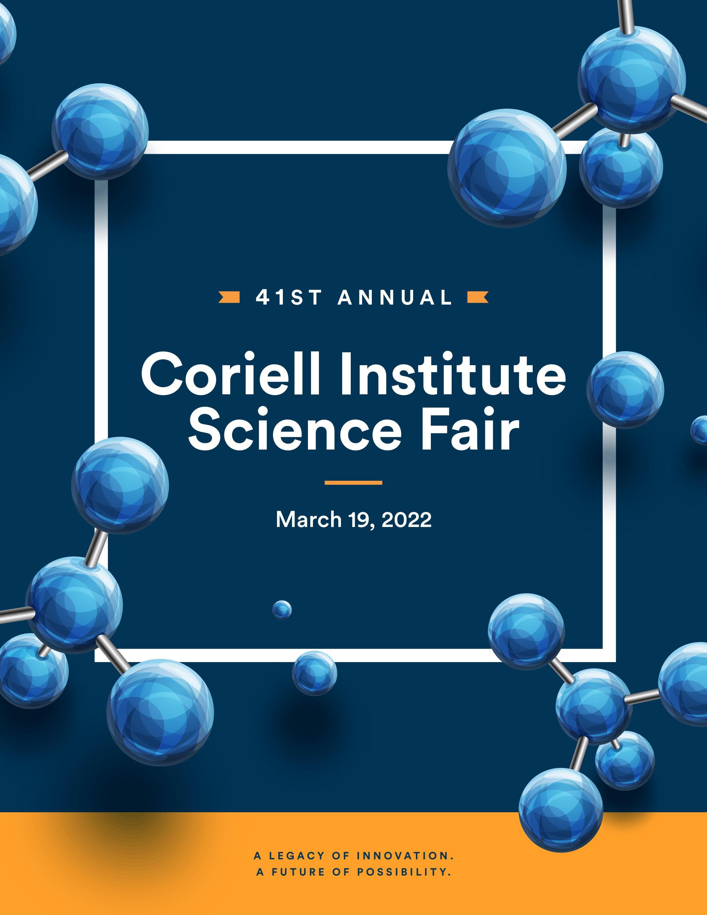 Coriell Institute Science Fair 2022 Program Book by coriellinstitute