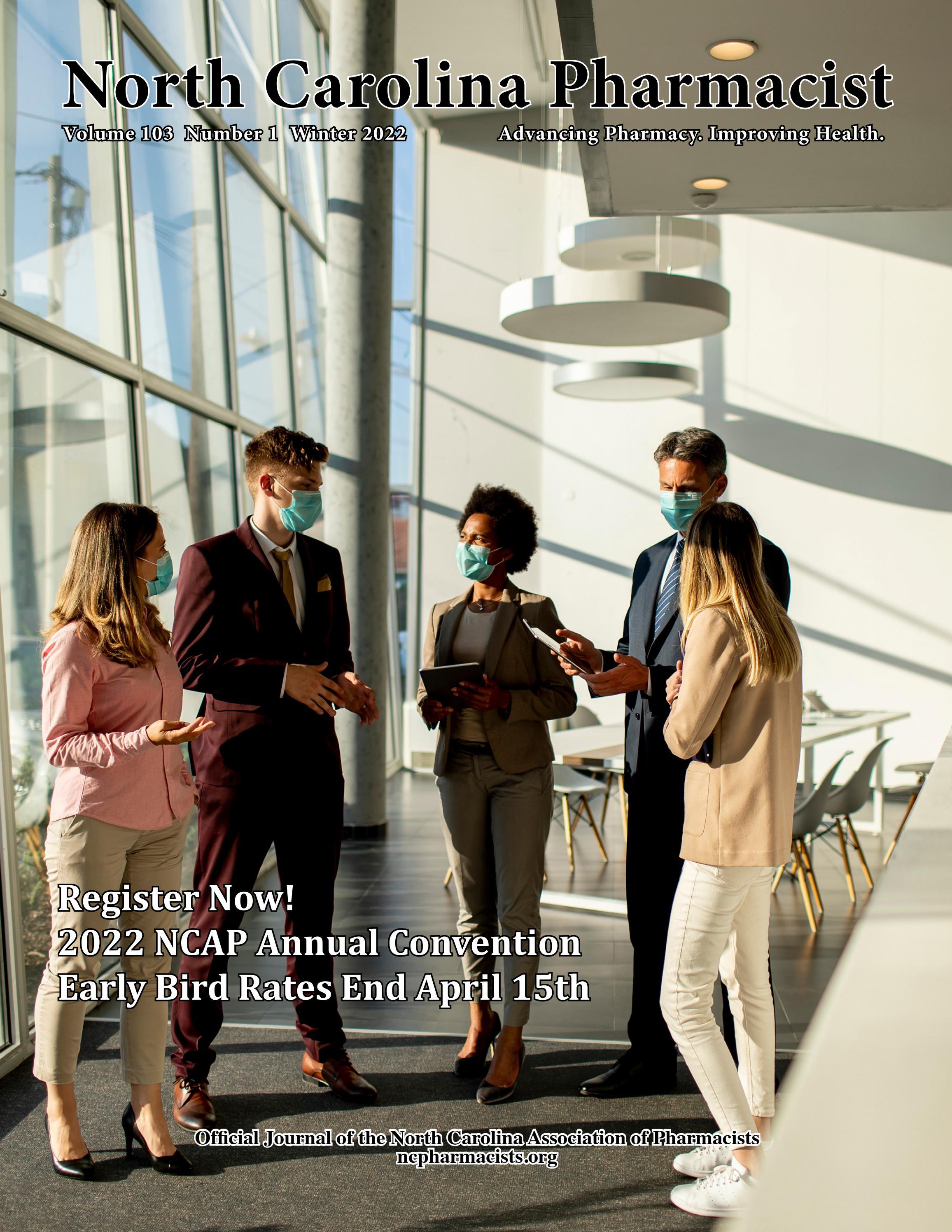 North Carolina Pharmacist Volume 103 Number 1 by North Carolina