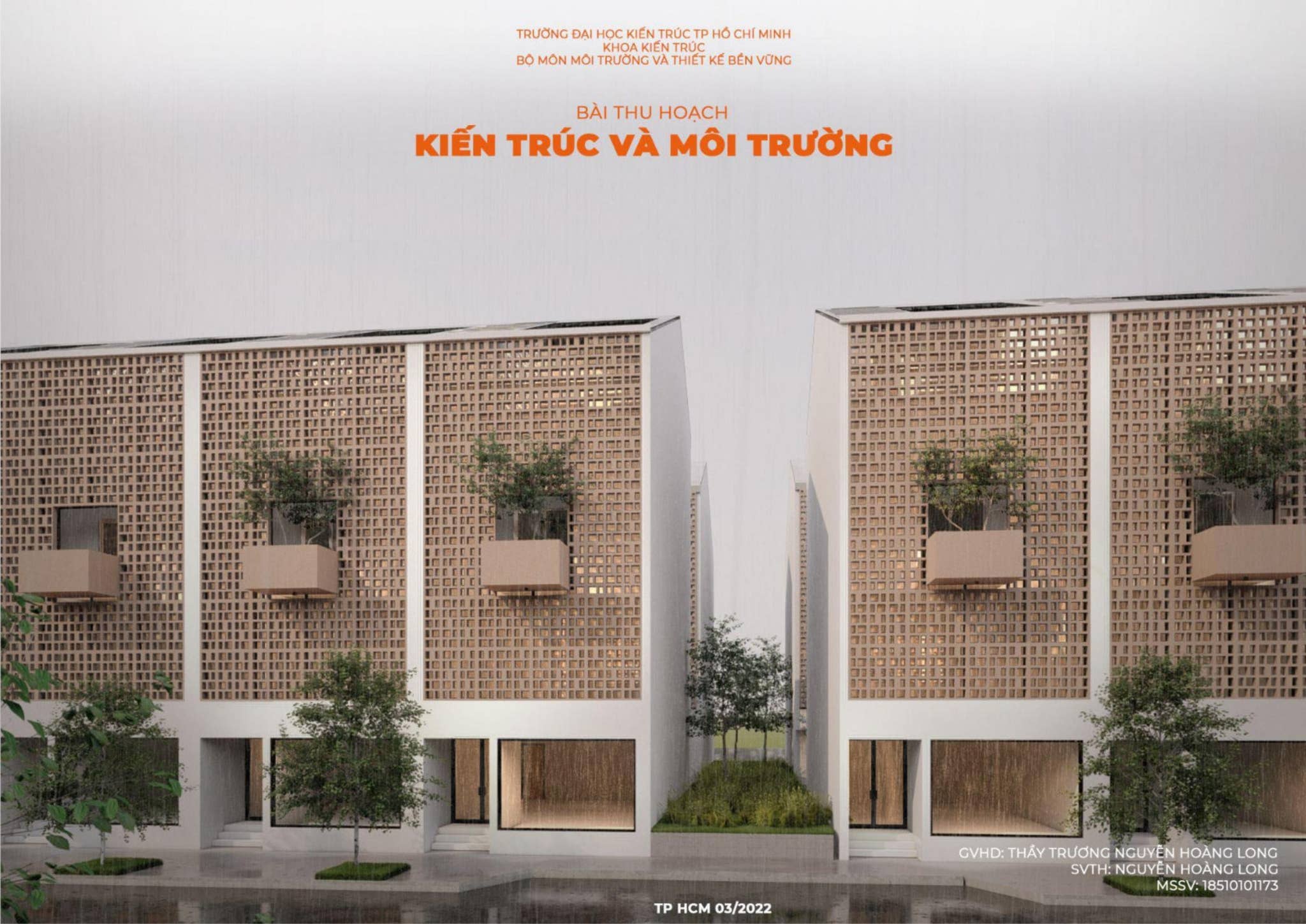 TIỂU LUẬN PHÂN TÍCH GIẢI PHÁP KIẾN TRÚC THÂN THIỆN VỚI MÔI TRƯỜNG