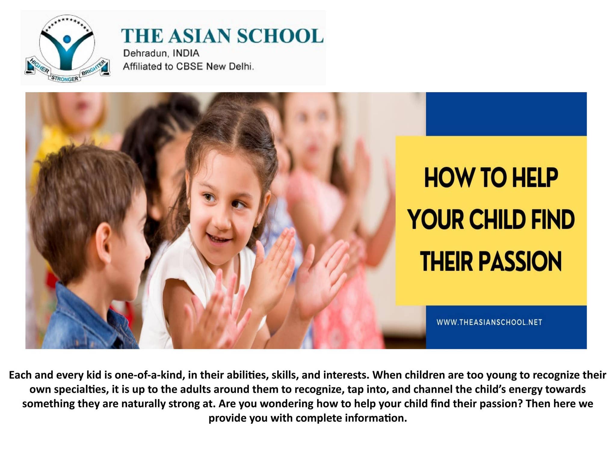 How To Help Your Child Find Their Passion by The Asian School - Issuu