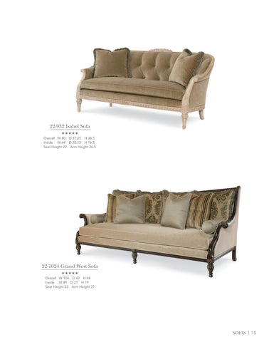 CenturyFurniture 家具目录 · Century 沙发 × Sectionals 第 17 页