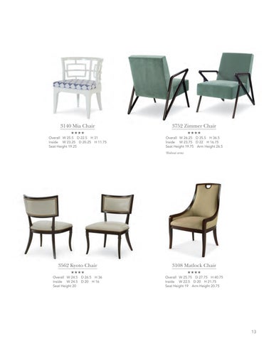 CenturyFurniture 家具目录 · Century Chairs × 装饰 Ottomans 第 15 页