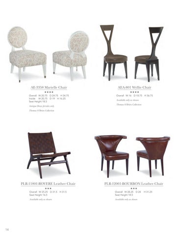 CenturyFurniture 家具目录 · Century Chairs × 装饰 Ottomans 第 16 页