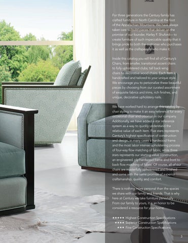 CenturyFurniture 家具目录 · Century Chairs × 装饰 Ottomans 第 5 页