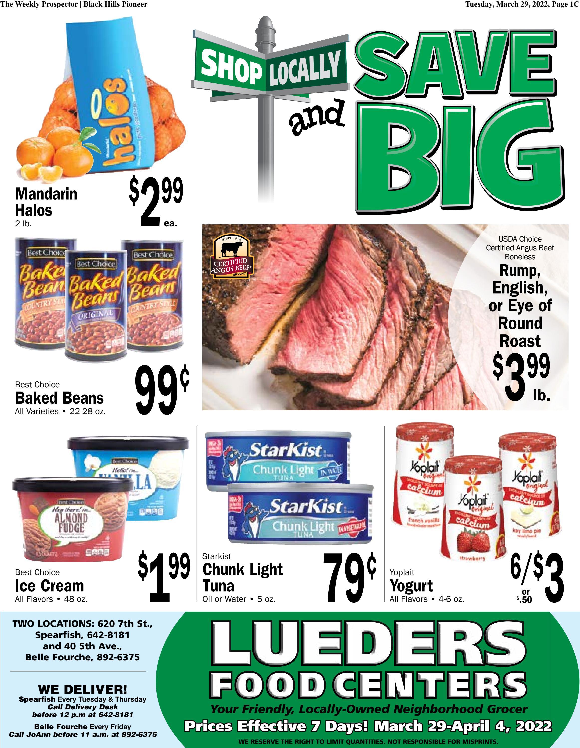 Lueders Weekly Grocery Ad 32922 by Black Hills Pioneer Issuu