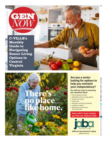 March 2022 GenNow By C VILLE Weekly Issuu