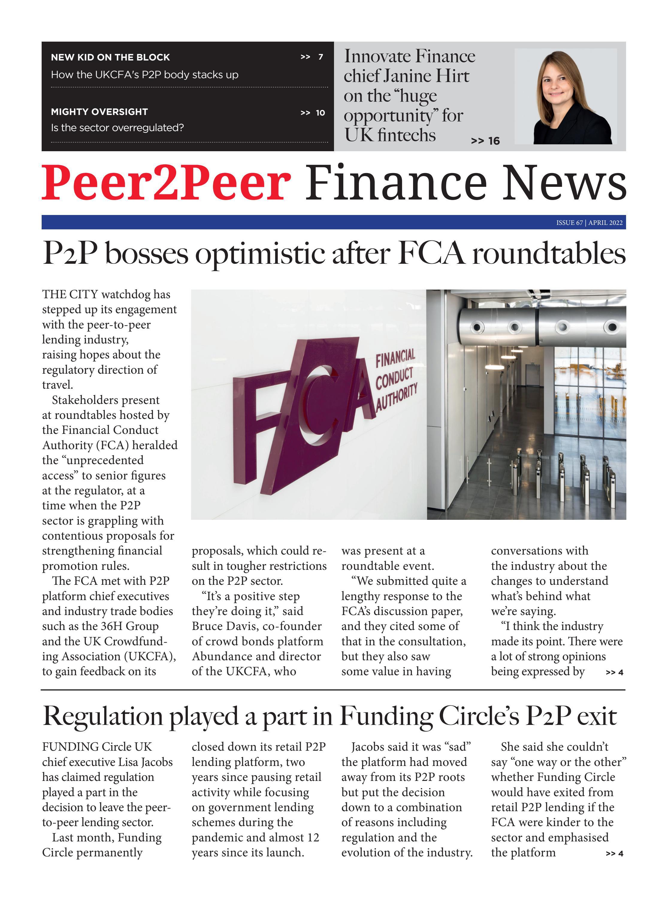 Peer2Peer Finance News Magazine April 2022 By Peer2Peer Finance News 