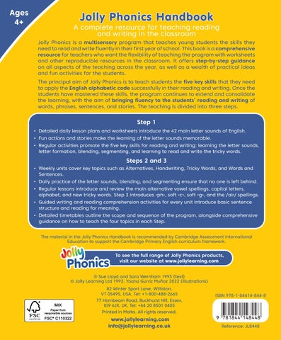 Jolly Phonics Handbook JL8448 - American English Print by Jolly