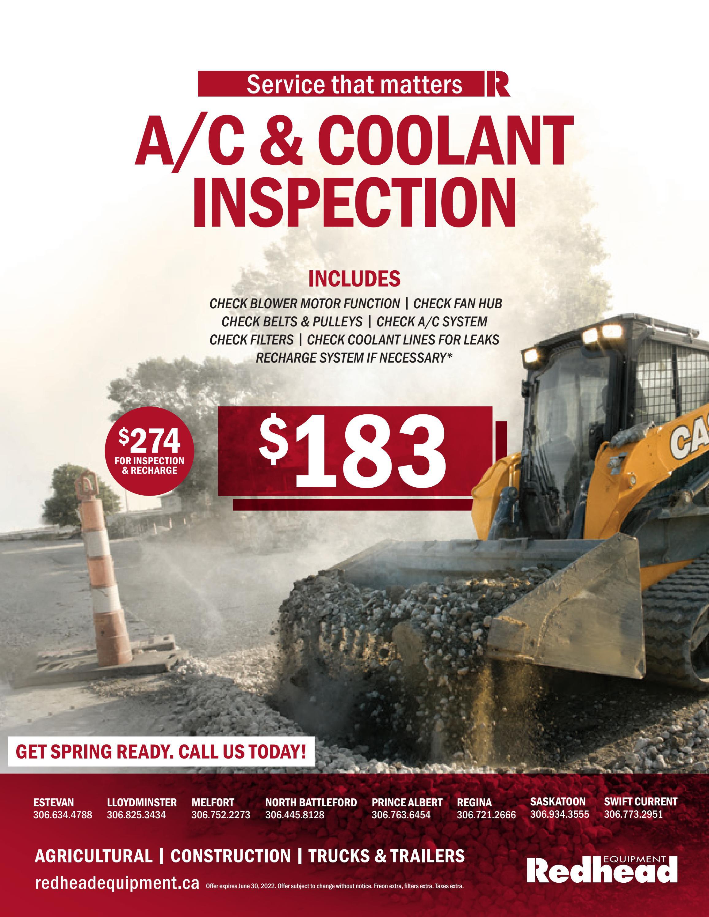 2022 Q2 A/C & Coolant Inspection by Redhead Equipment Issuu