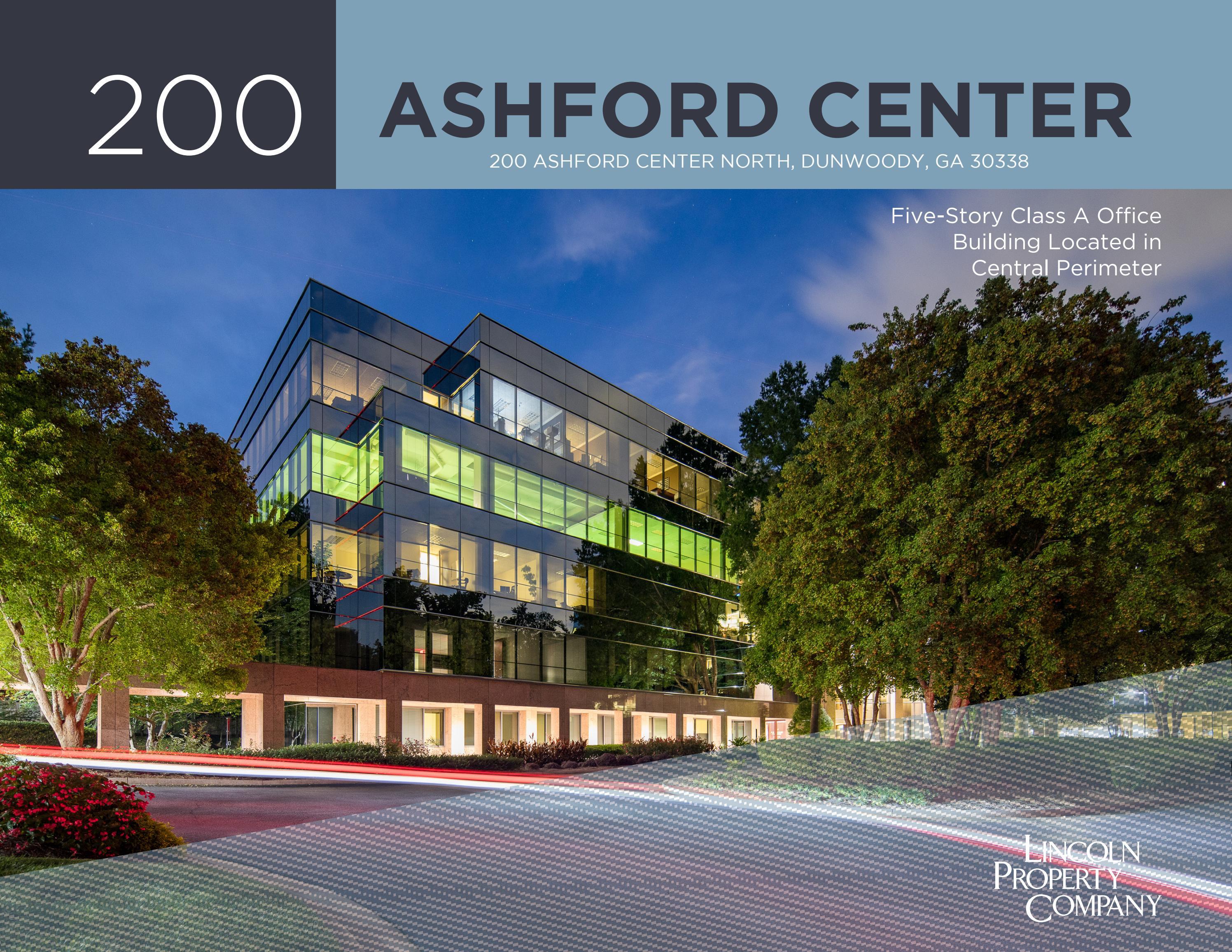 200 Ashford Center Office Leasing Brochure by Lincoln Property Company