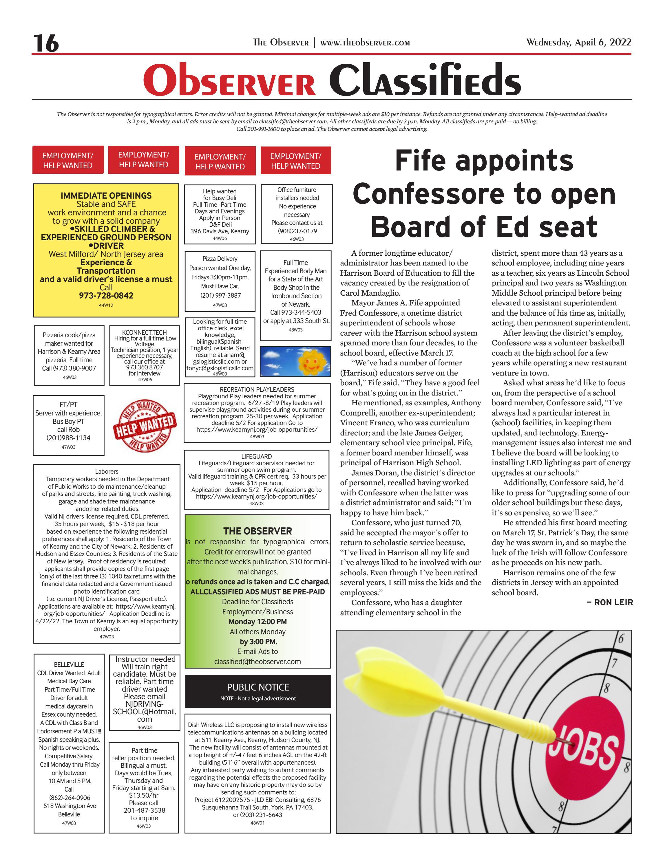 Classifieds 4622 by The Observer Newspaper Issuu