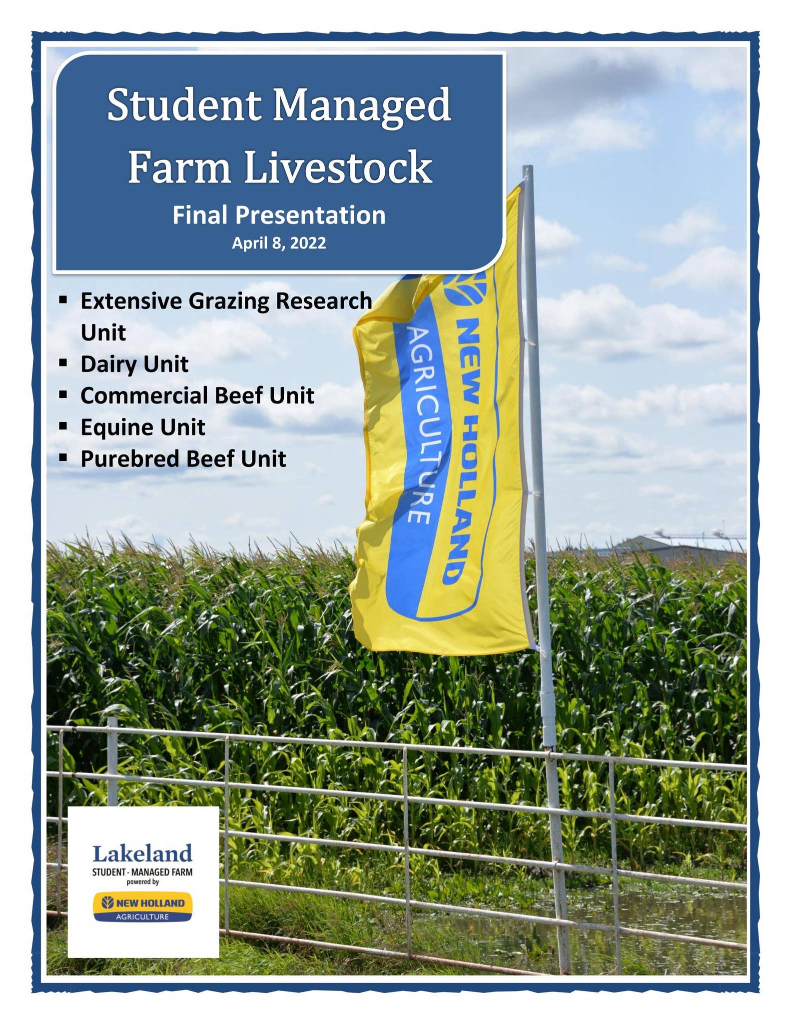 2022 Livestock SMF Final Presentation Booklet by Lakeland College ...