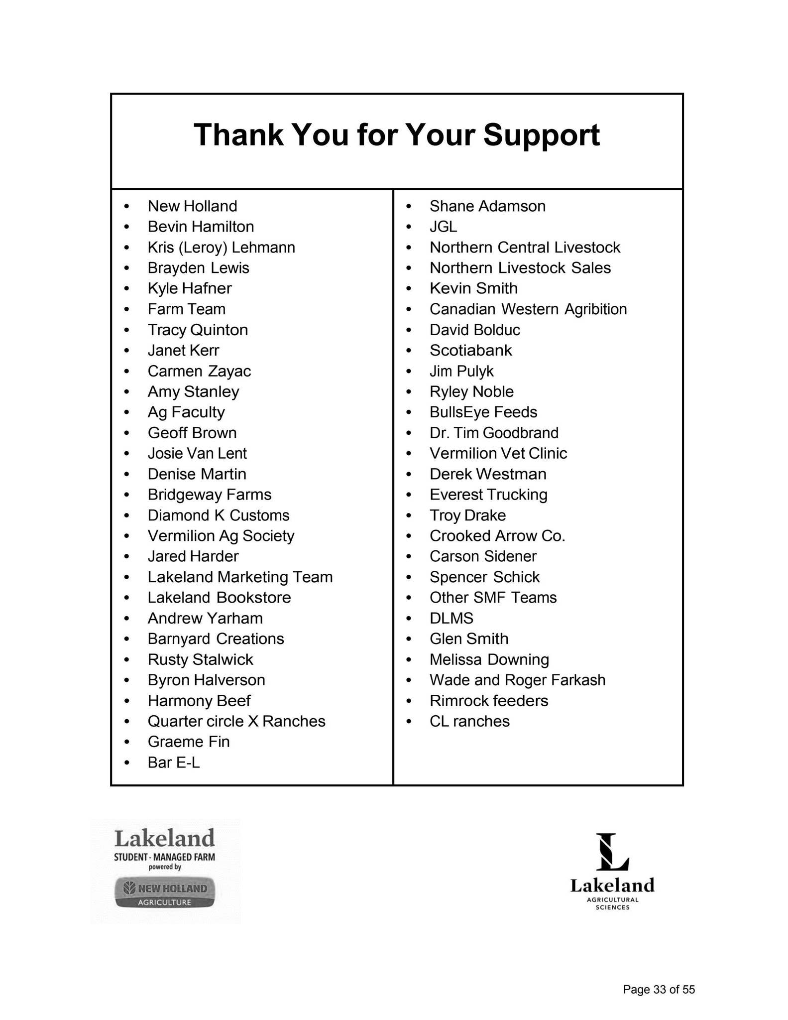 2022 Livestock SMF Final Presentation Booklet by Lakeland College ...