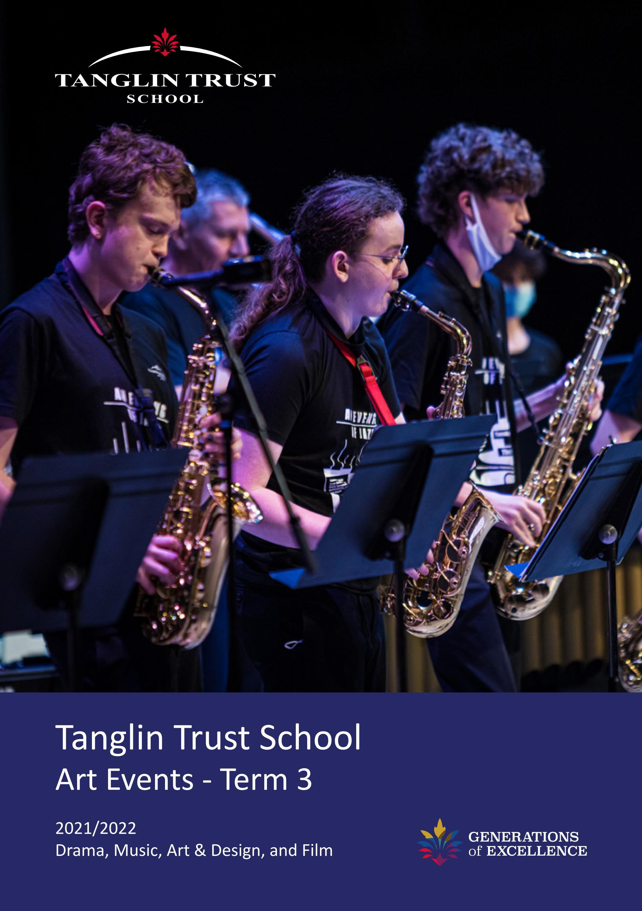 Arts Calendar Term 3 2021/22 by Tanglin Trust School - Issuu