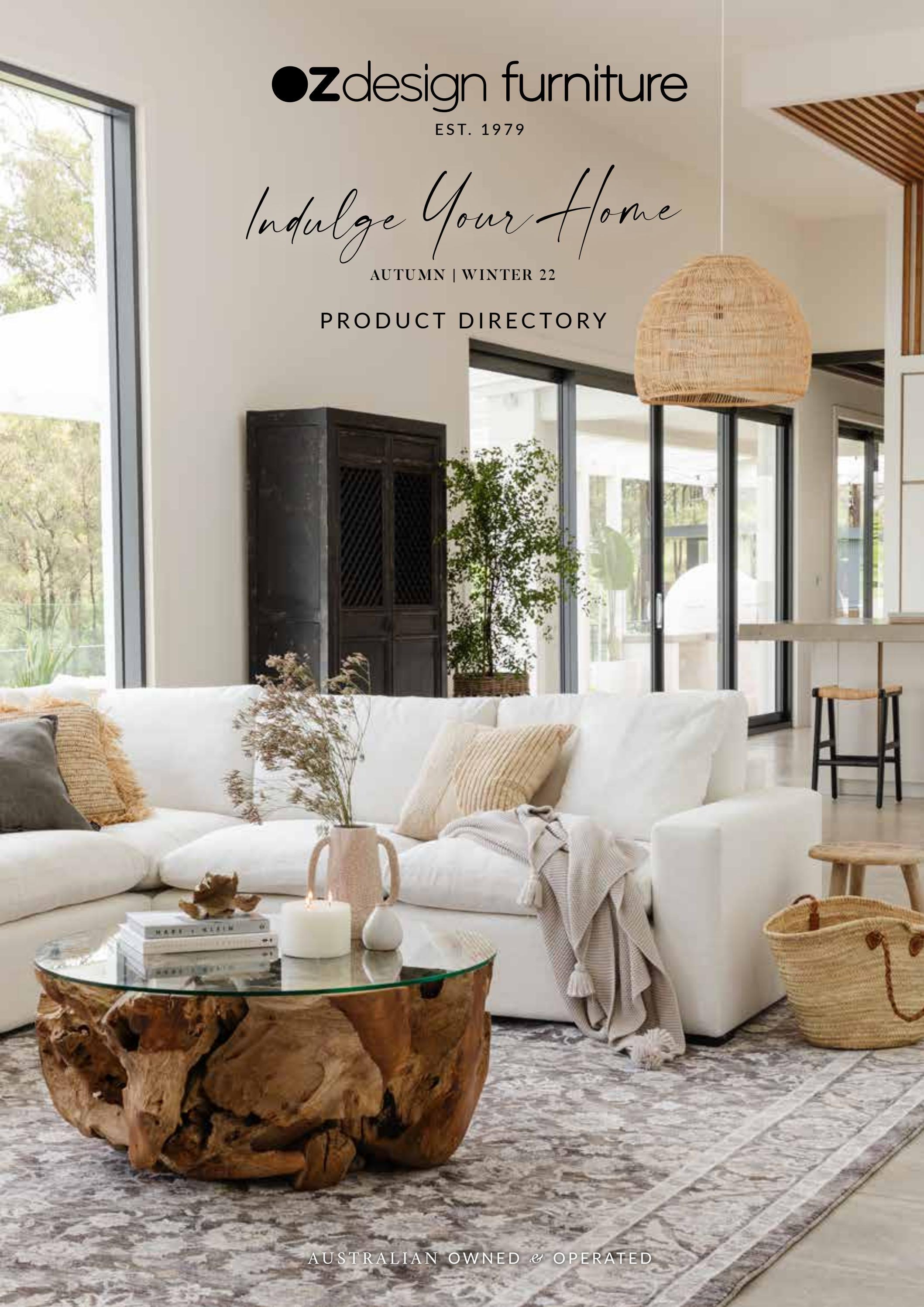 Autumn Winter 22 Product Directory by OZ Design Furniture by OZ