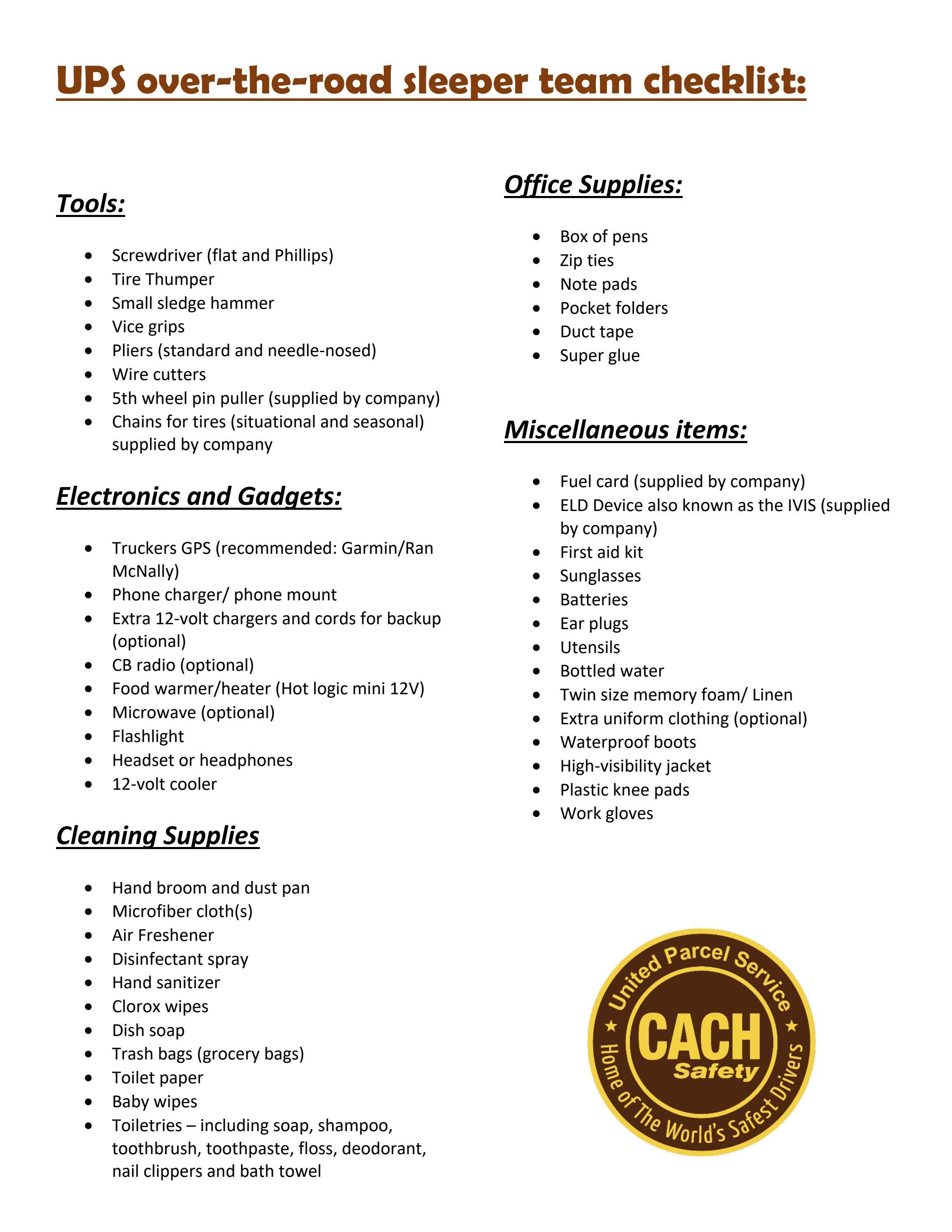 CACH Sleeper Checklist by shemp2112 - Issuu