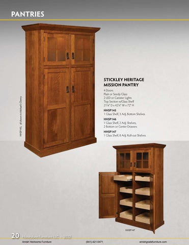 Amish Heirlooms Furniture Honeybee 家具目录 第 20 页