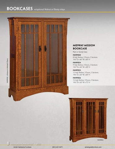 Amish Heirlooms Furniture Honeybee 家具目录 第 8 页