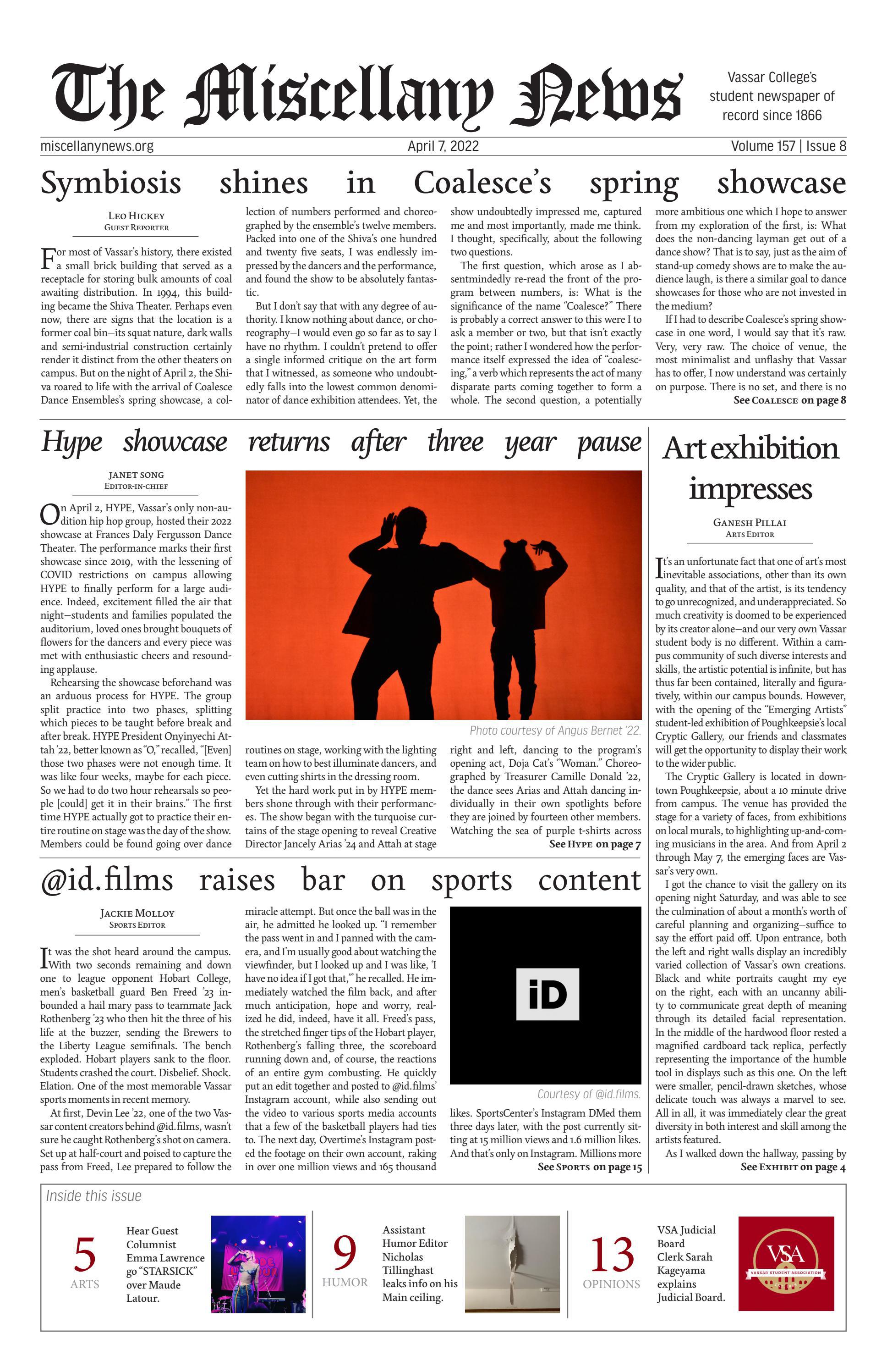 Misc.04.07.22 by The Miscellany News