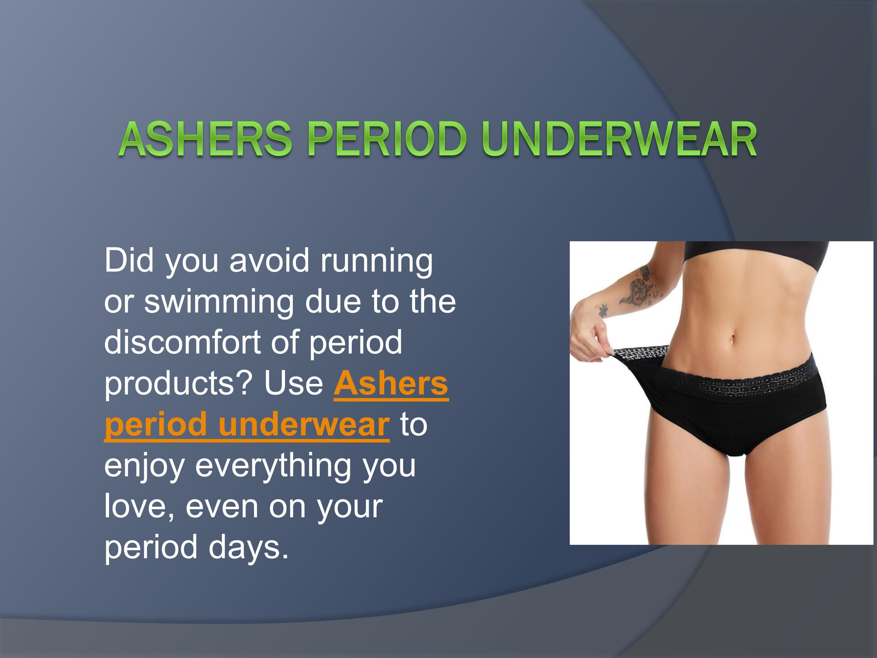 Ashers Period Underwear by Tampon Tribe - Issuu