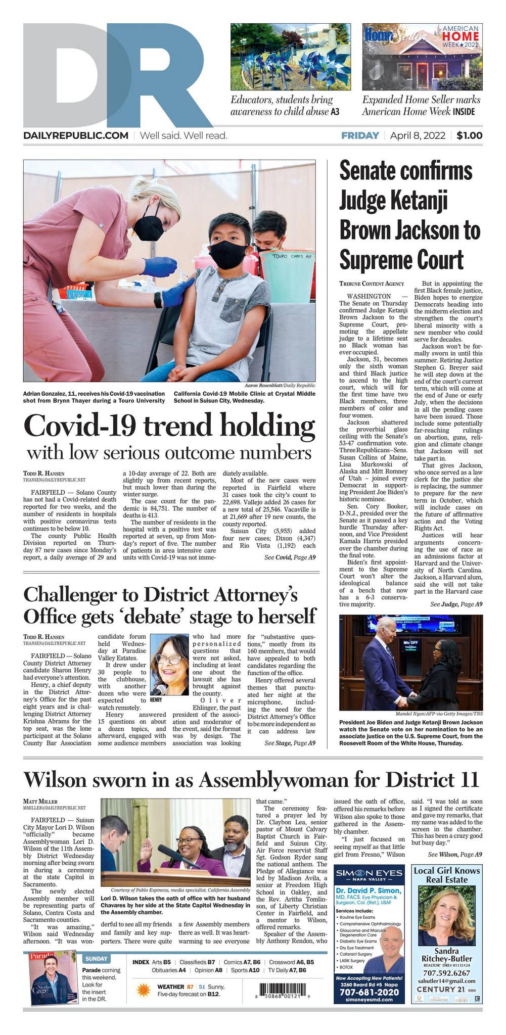 Daily Republic: Friday, April 8, 2022 by mcnaughtonmedia - Issuu