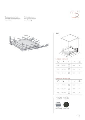 Sige SpA 家具目录 · Sige Infinity Line 第 17 页