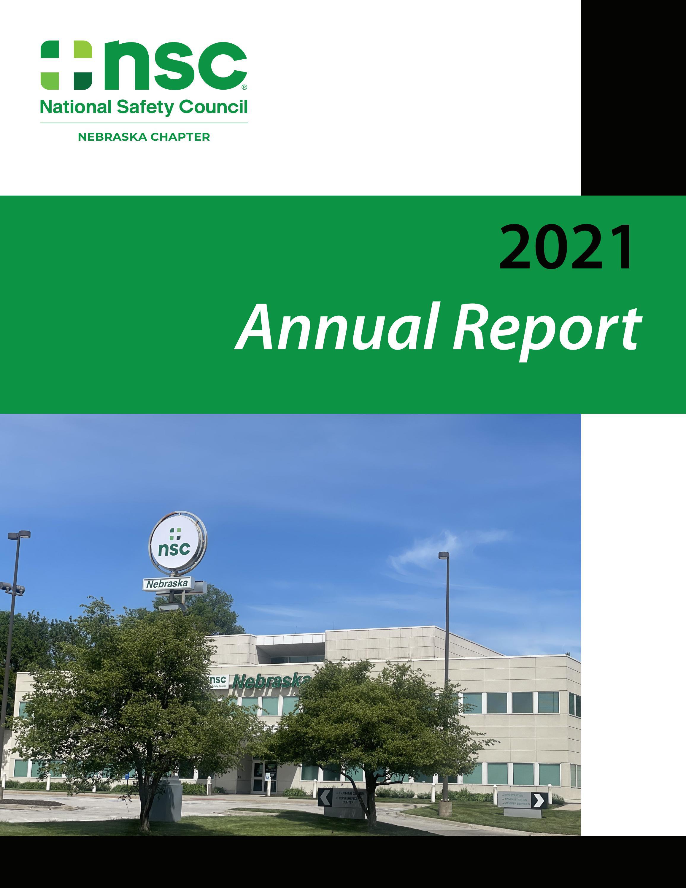 2021 Annual Report by National Safety Council, Nebraska Issuu