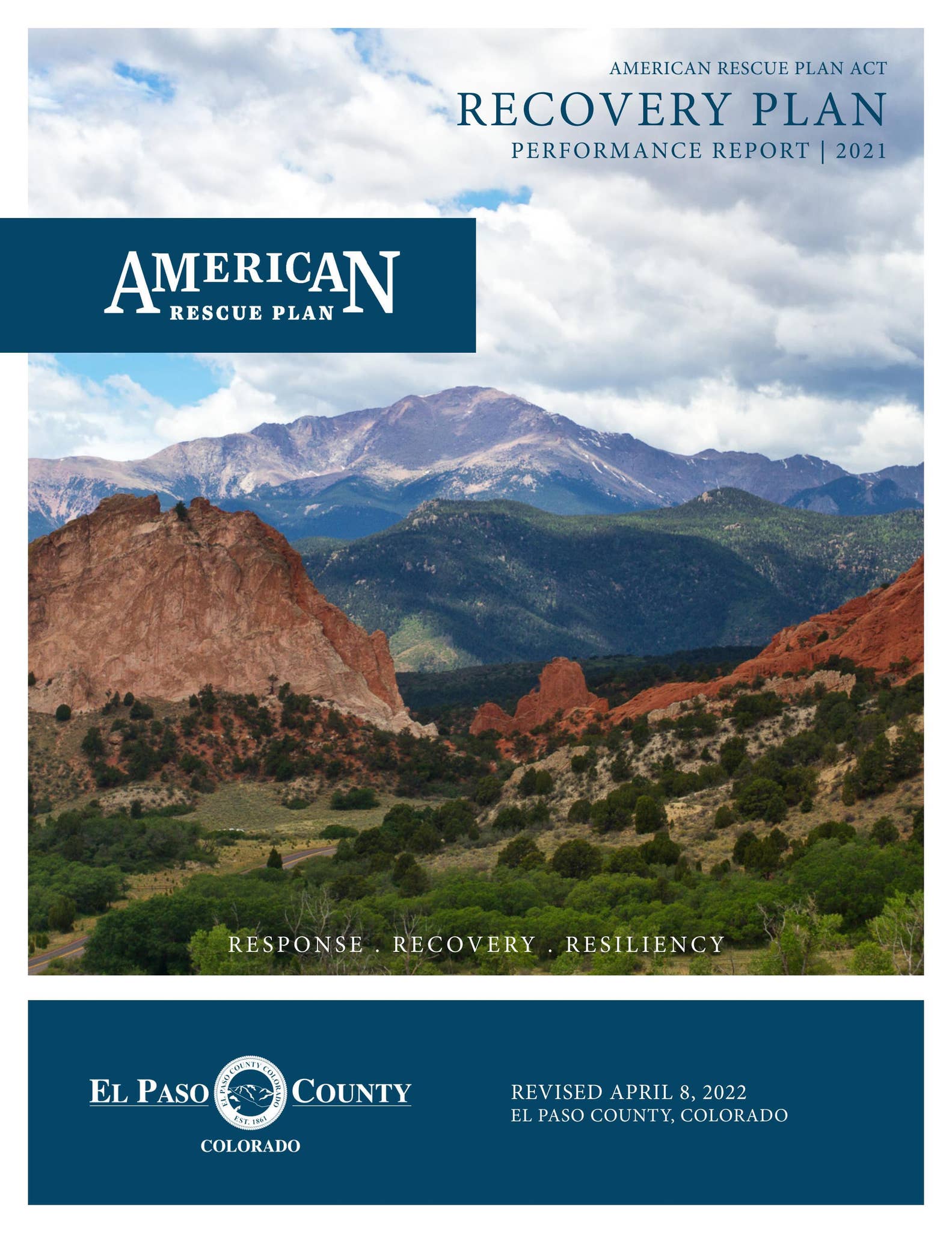 2021 American Rescue Plan Act Recovery Plan Performance Report - El ...
