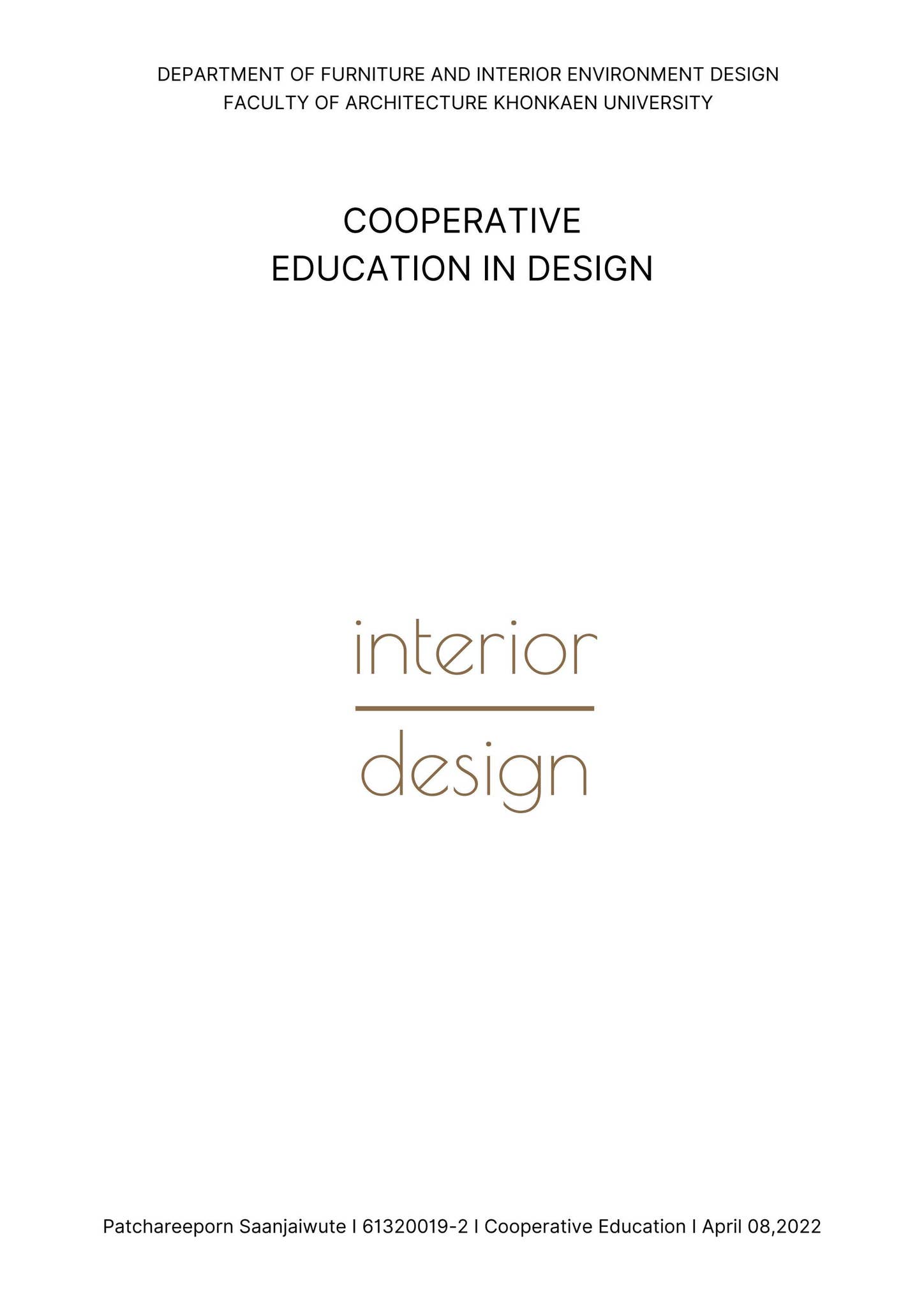 Book Interior design for Cooperative Education by Aom Patchareeporn - Issuu