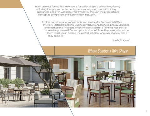 Indoff 家具目录 · 's Senior Living Idea 册 第 3 页