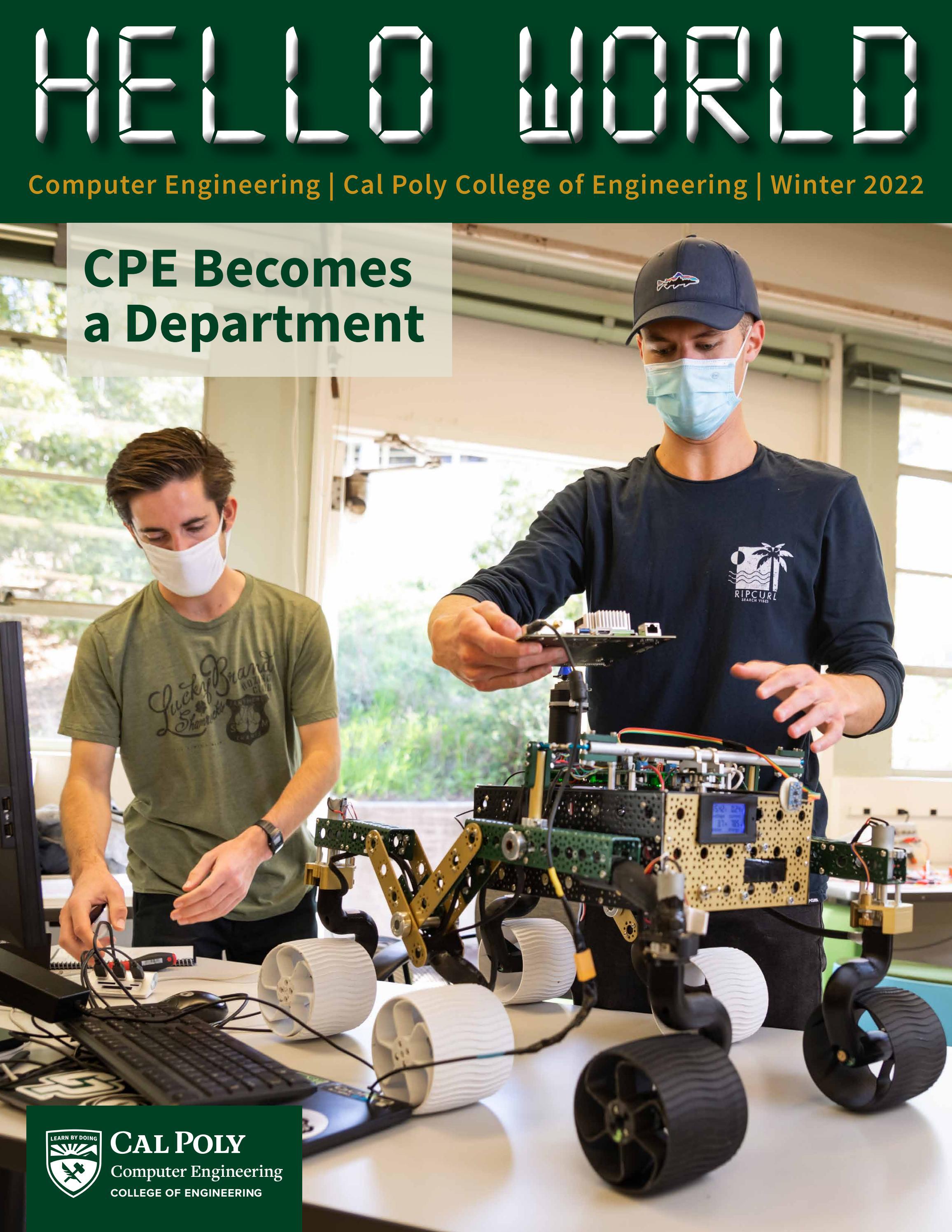 Cal Poly Computer Engineering Newsletter Winter 2022 by CalPolyCENG Issuu