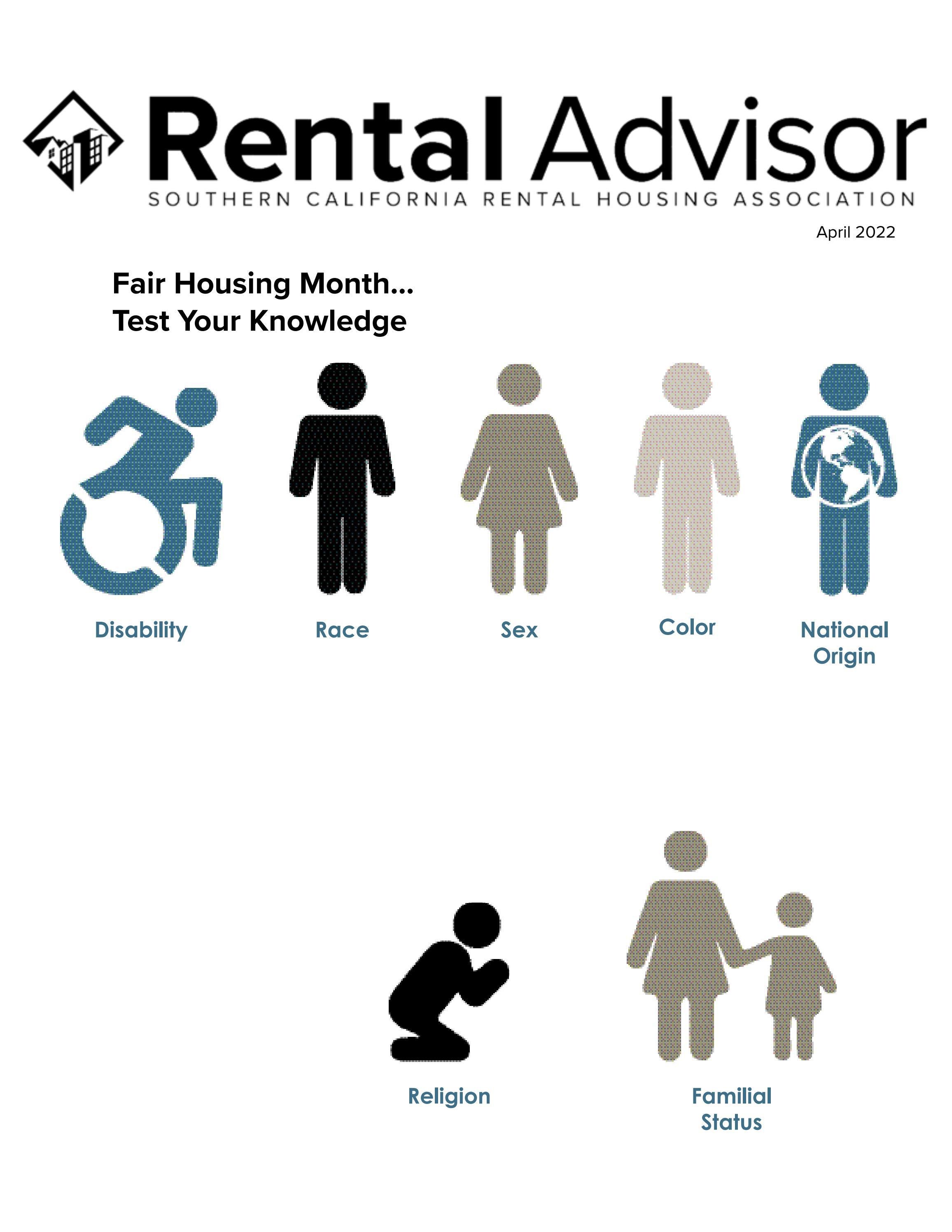 Southern California Rental Housing Association Rental Advisor Magazine -  April Issue by Southern California Rental Housing Association - Issuu