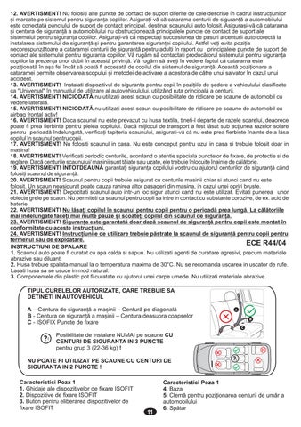 LEO Isofit Manual Instruction 第 11 页