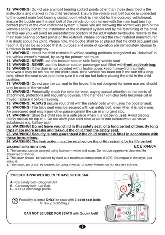 LEO Isofit Manual Instruction 第 5 页
