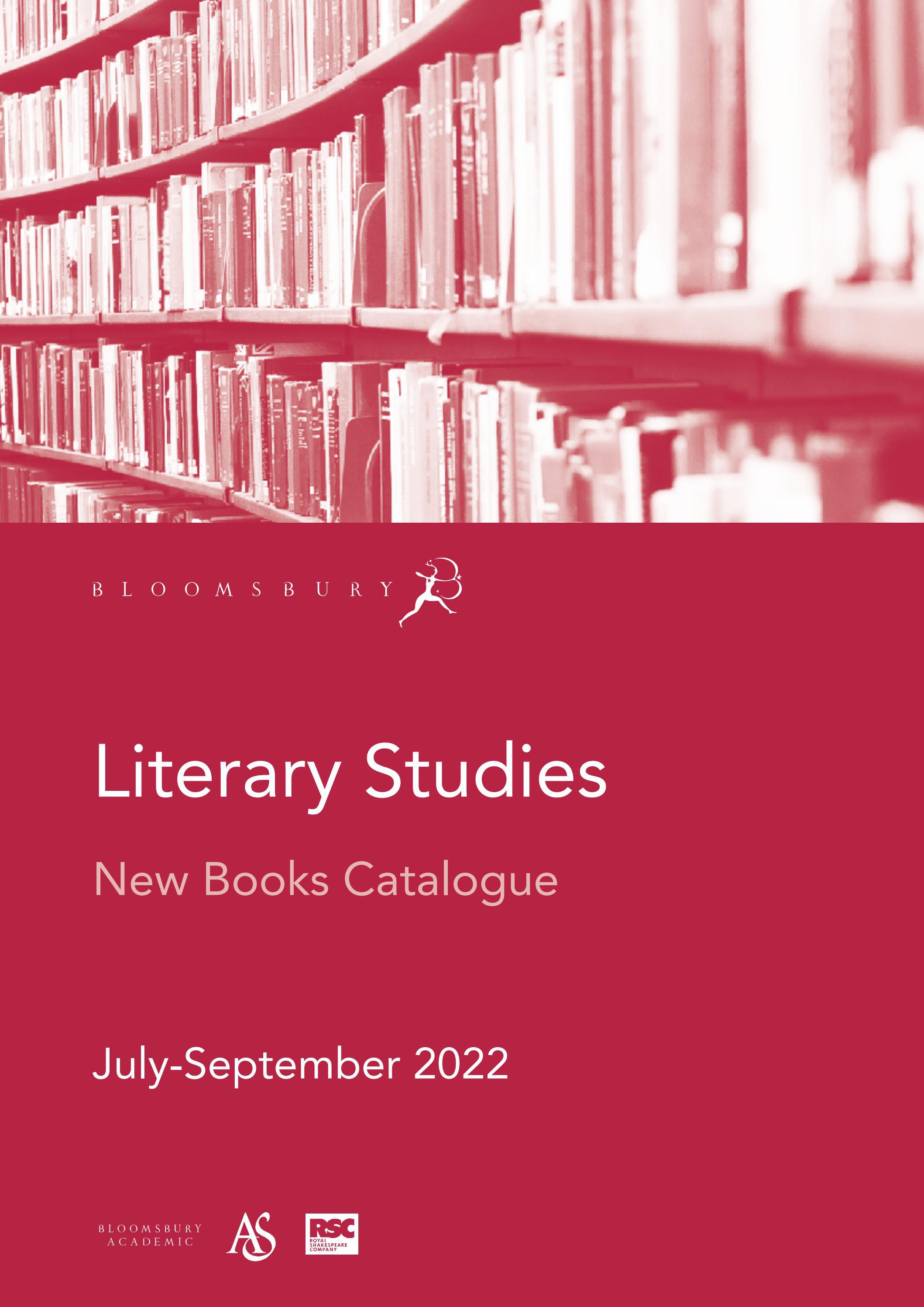 Literary Studies New Books Catalogue July-September 2022 by Bloomsbury  Publishing - Issuu