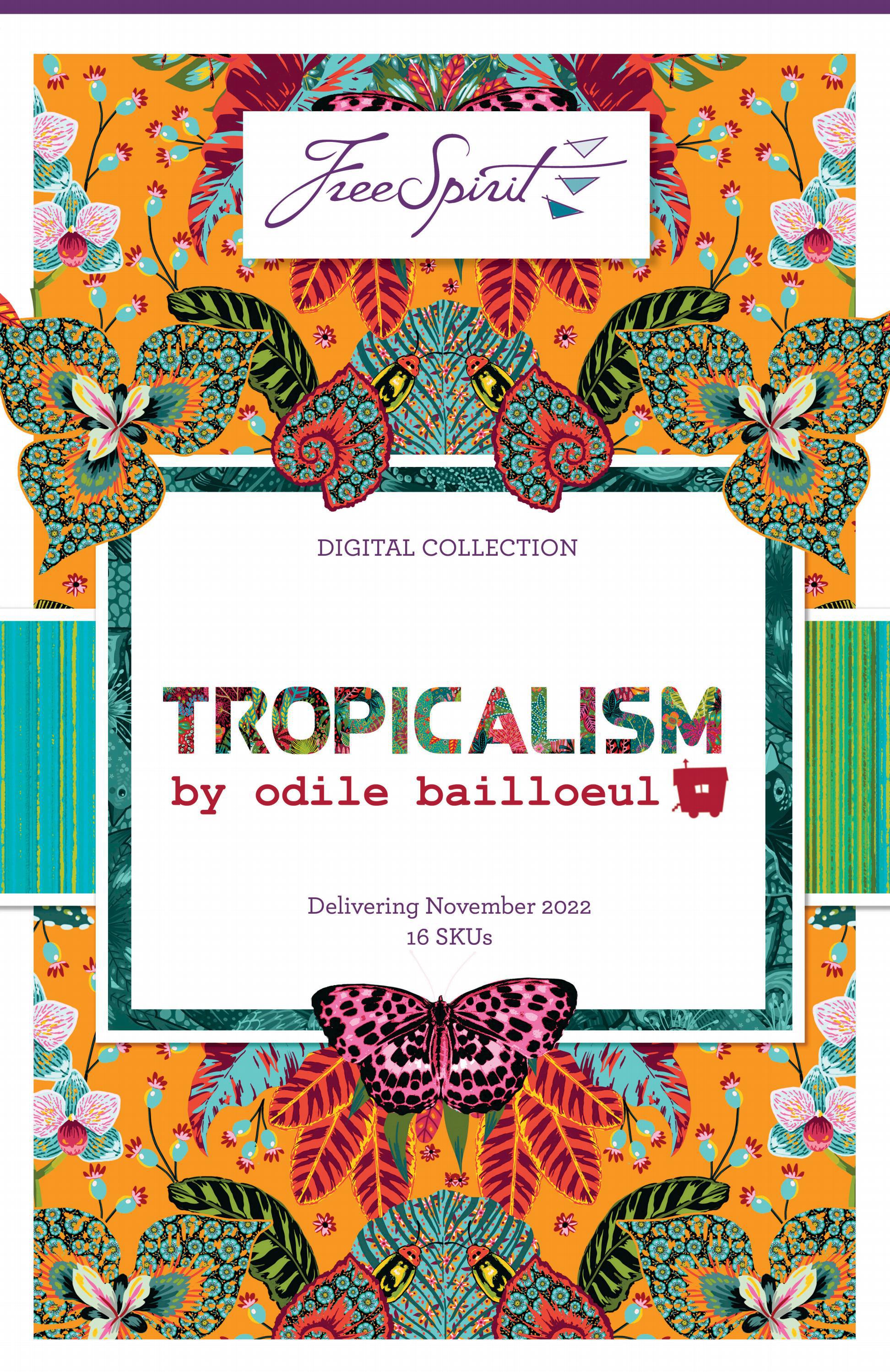 Tropicalism by Odile B - Small Caribes Yellow main image 1