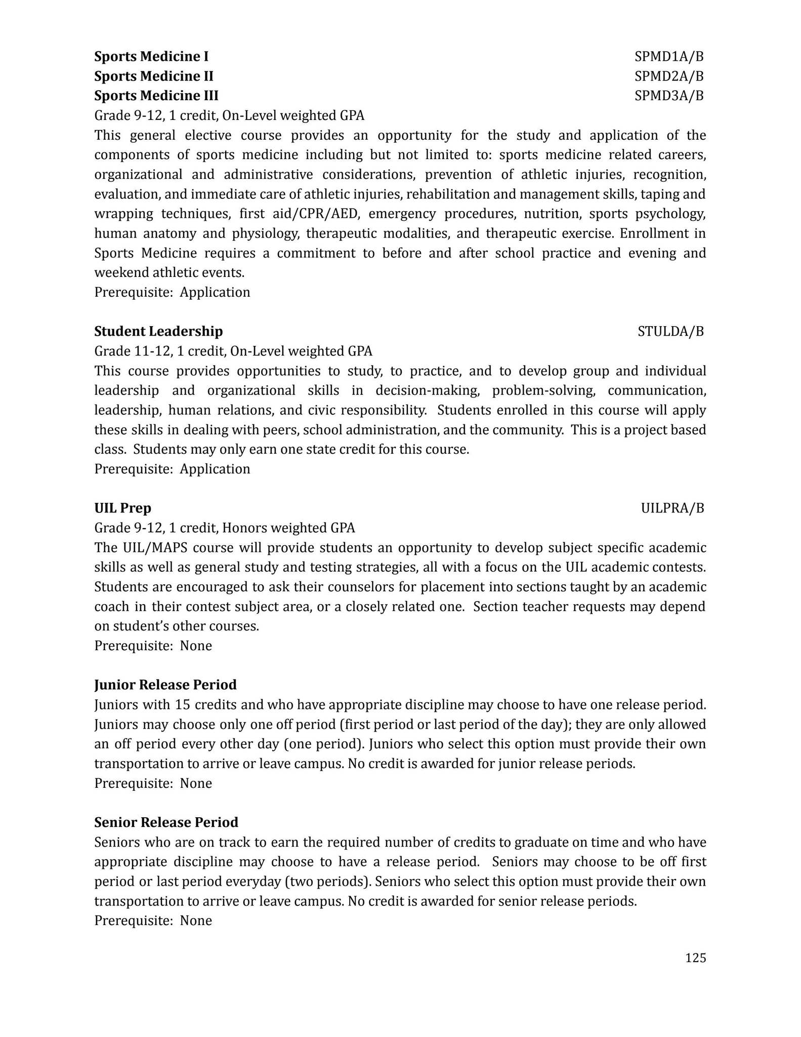 20222023 Prosper ISD High School Course Catalog by Prosper Independent