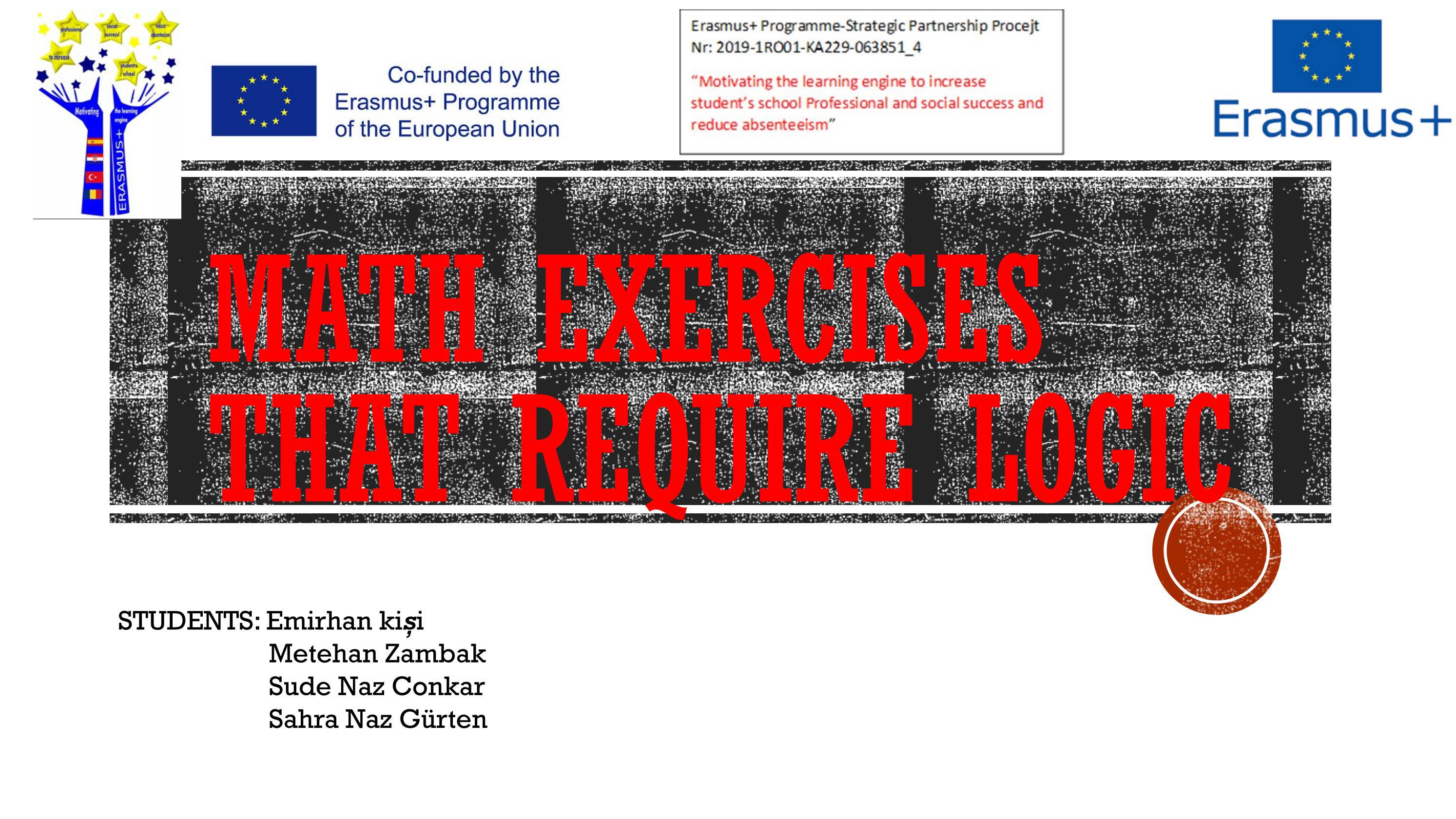 Turkish 5 EXERCISES OF LOGICAL MATHEMATICS by Violeta Dragut Issuu
