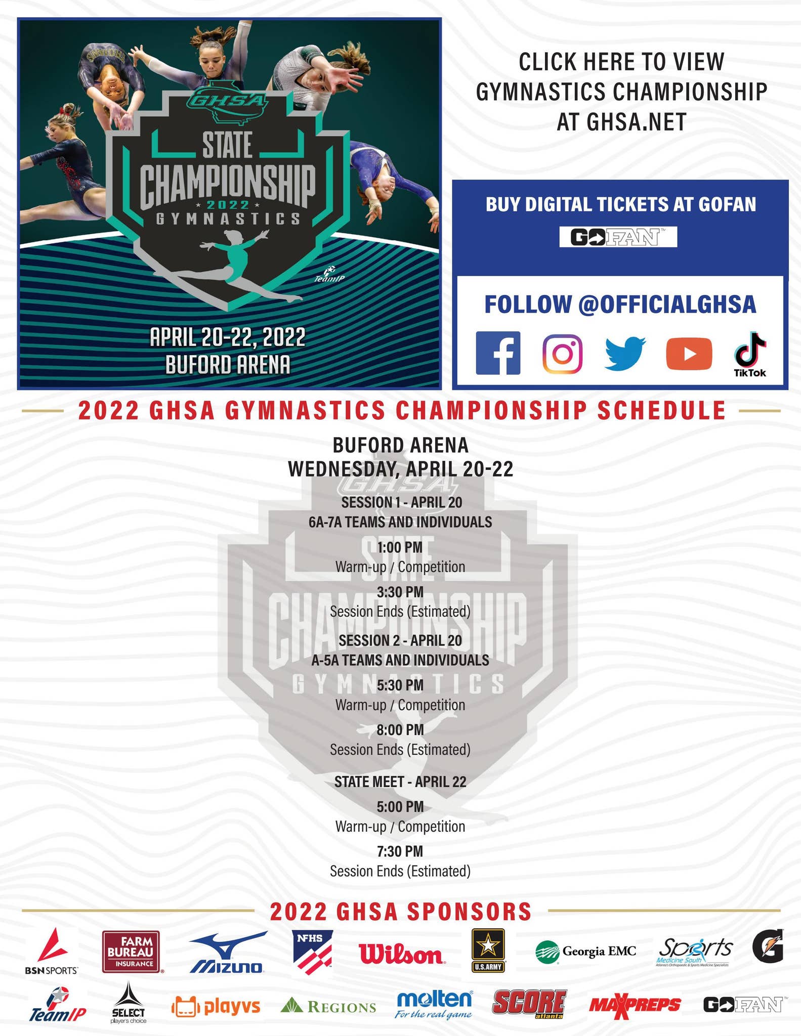 2022 GHSA Gymnastics State Championships by Georgia High School ...