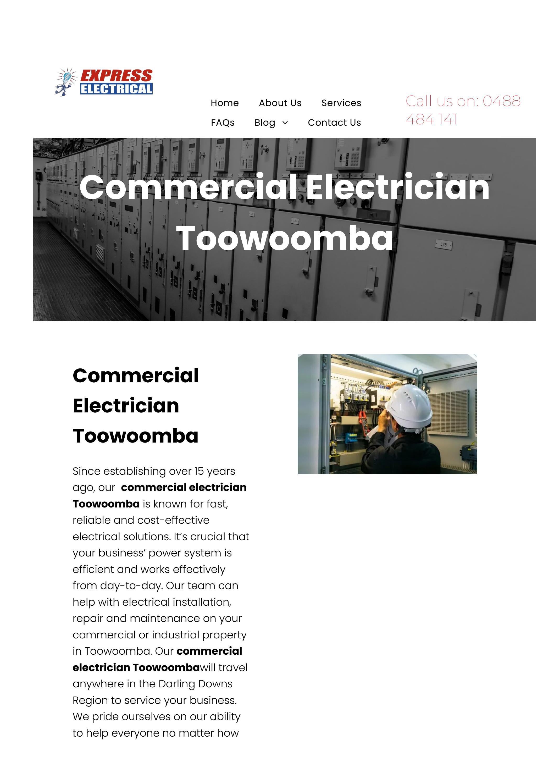 Commercial electrician toowoomba by Express Electrical Issuu