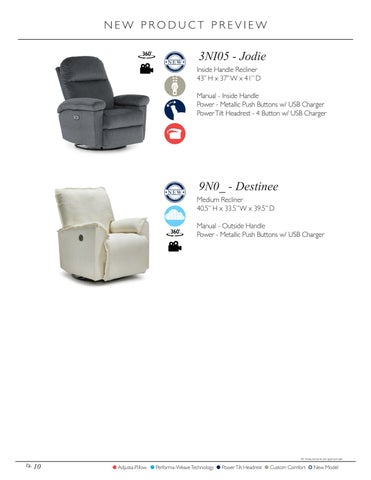 Best Home Furnishings 家具目录 · Motion × Recliners - 春季 2022 第 12 页