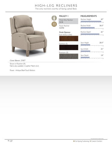 Best Home Furnishings 家具目录 · Motion × Recliners - 春季 2022 第 24 页