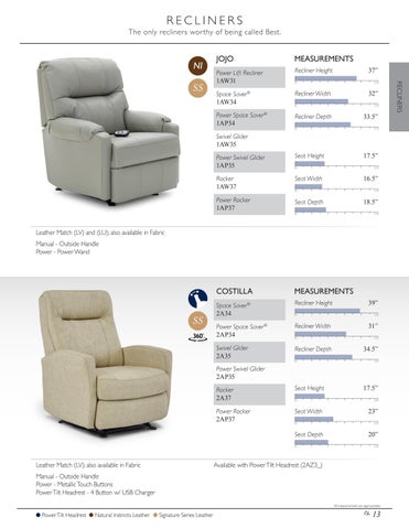 Best Home Furnishings 皮革 家具目录 - 春季 2022 第 15 页