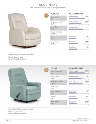 Best Home Furnishings 皮革 家具目录 - 春季 2022 第 16 页