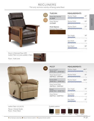 Best Home Furnishings 皮革 家具目录 - 春季 2022 第 17 页