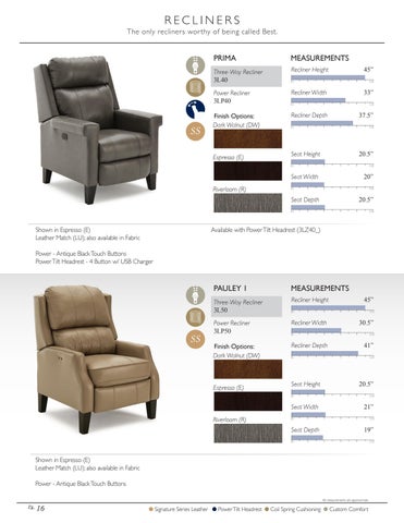 Best Home Furnishings 皮革 家具目录 - 春季 2022 第 18 页