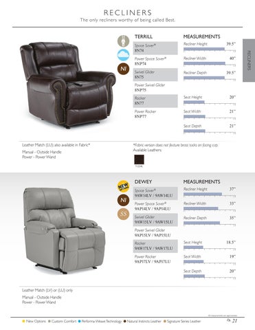 Best Home Furnishings 皮革 家具目录 - 春季 2022 第 23 页