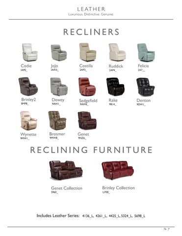Best Home Furnishings 皮革 家具目录 - 春季 2022 第 9 页