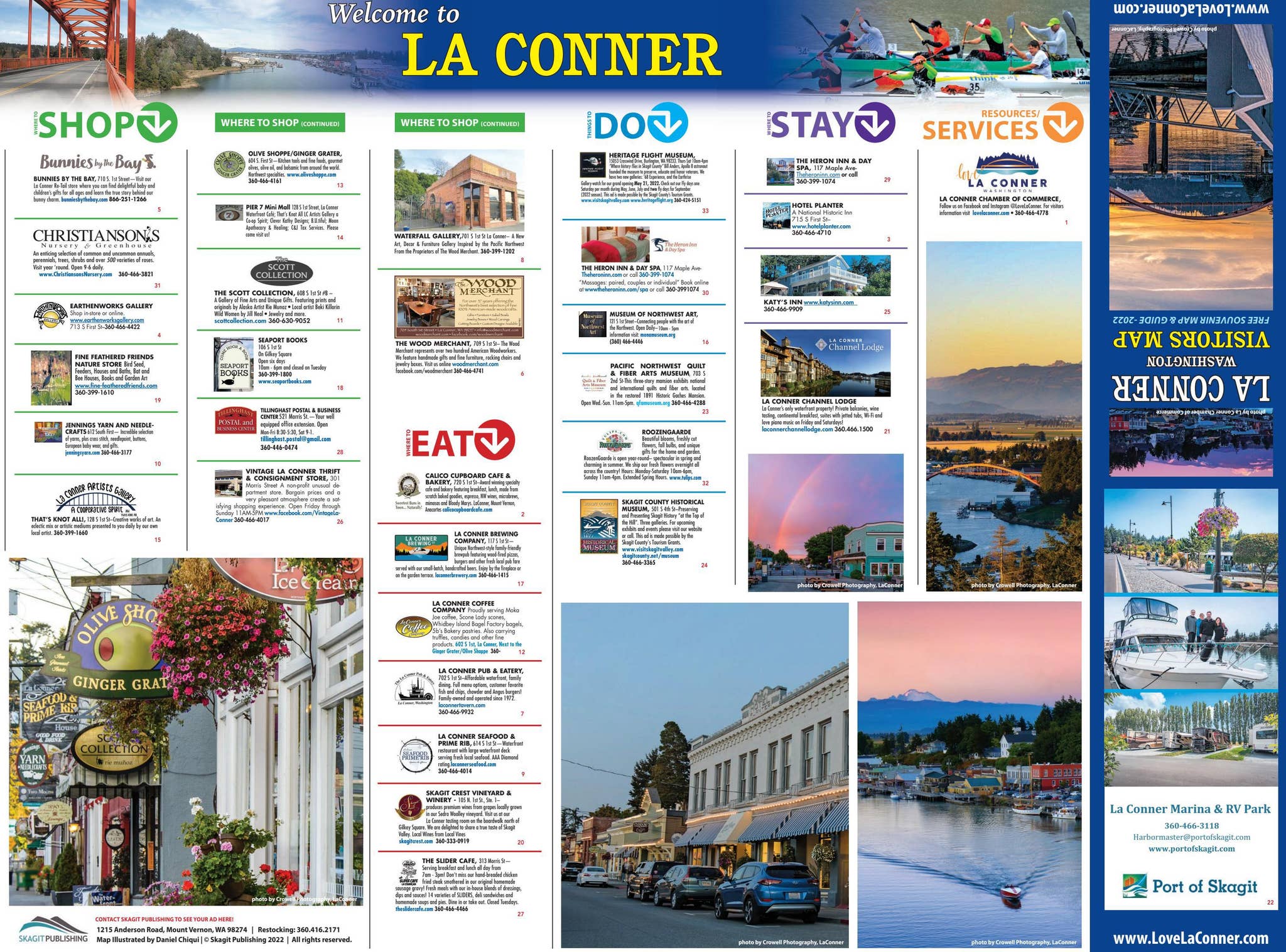 La Conner Map 2022 by Skagit Publishing - Issuu