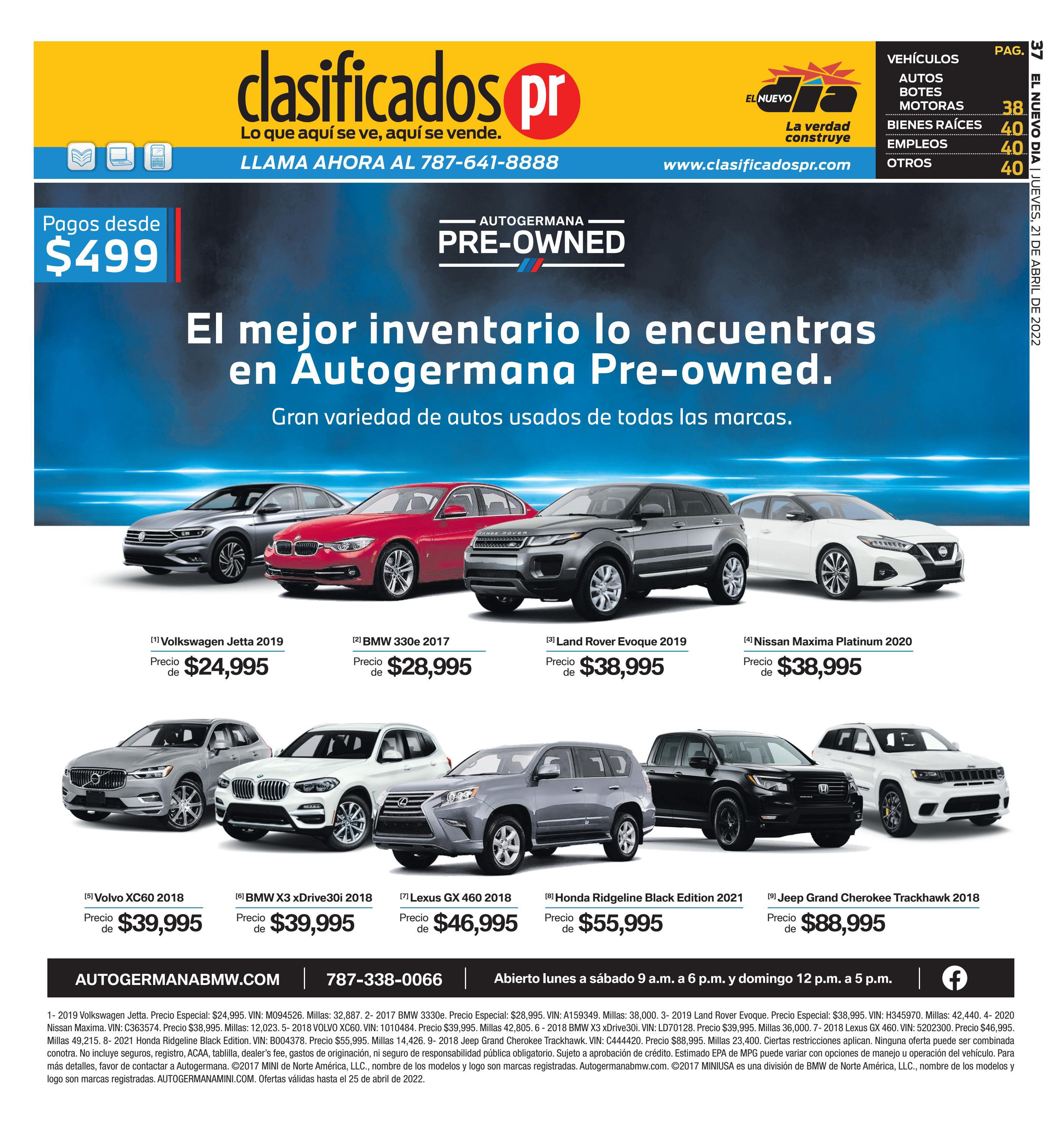 Clasificados PR 04 21 2022 by Issuu